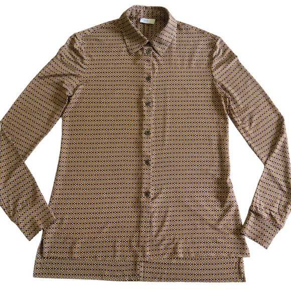 ROSETTA GETTY printed stretch button up shirt - Picture 3 of 5